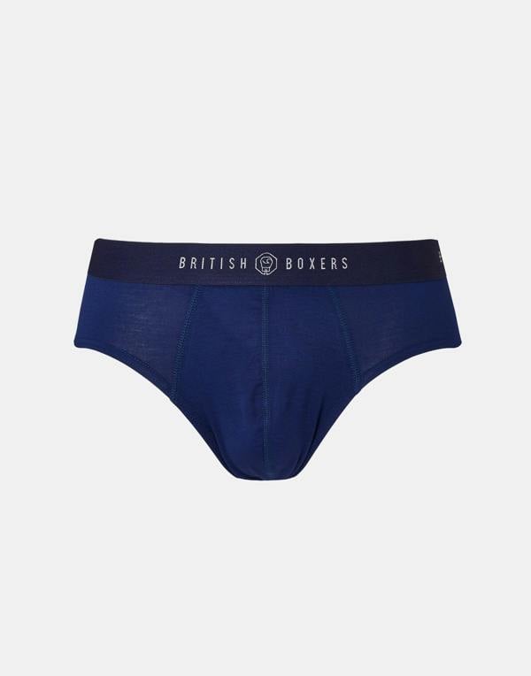 British Boxers Multipack! 4 Pairs of Men's Bamboo Briefs - Night