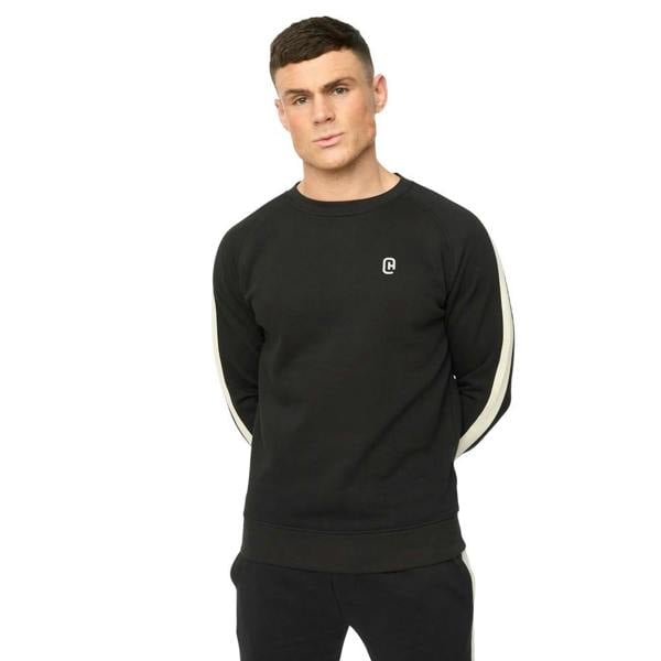 Crosshatch Mens Cresswill Sweatshirt - Black - 