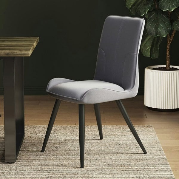 Modern Set of 2 Velvet Upholstered Dining Chairs Living and Home