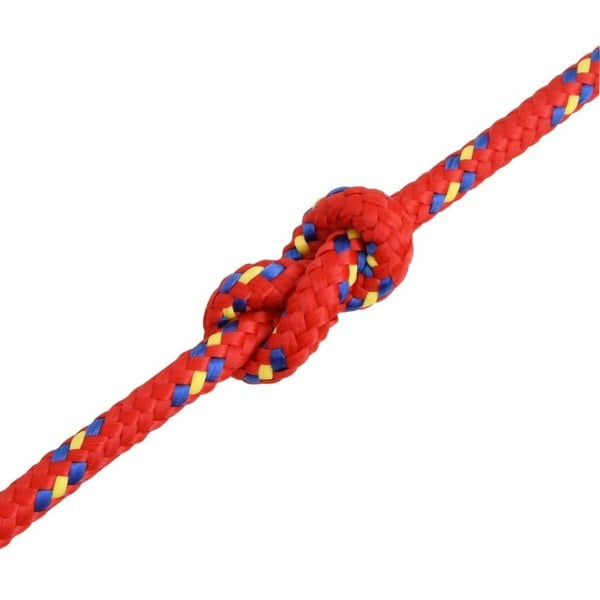 Berkfield Boat Rope Red 10 mm 25 m Polypropylene