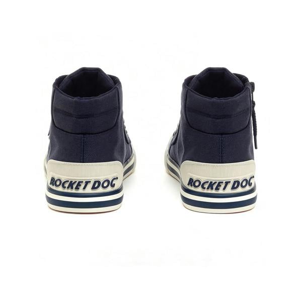 Rocket Dog Rocket Dog JAZZIN HI 12A CANVAS Womens Hi-Top Trainers Navy
