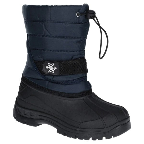 Cotswold Childrens/Kids Icicle Snow Boots - Navy/Black