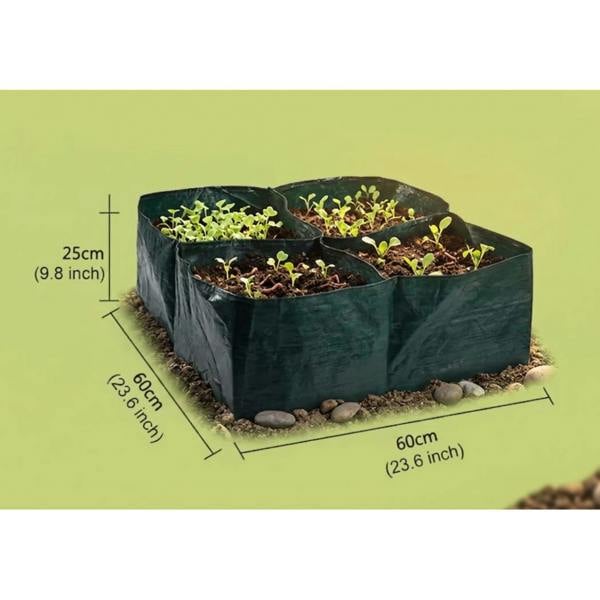 Dyzi Garden Vegetable Planter Bag Reusable PE Mesh Growing Bag