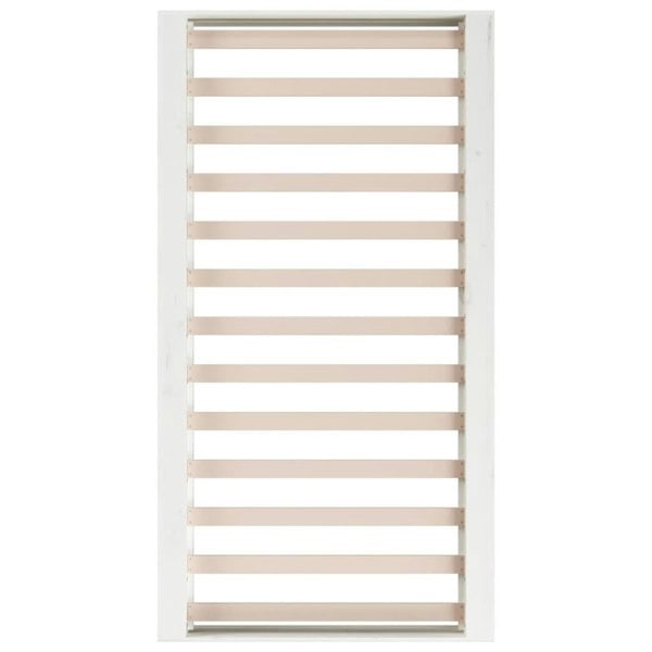 Berkfield Bed Frame White 140x190 cm Solid Wood
