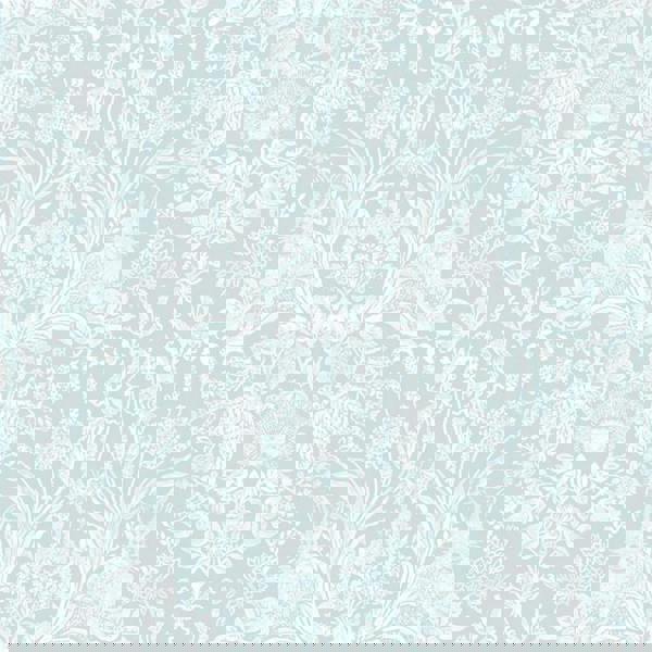 World Of Wallpaper Harlen Woodland Damask Wallpaper - Duck Egg Blue - 