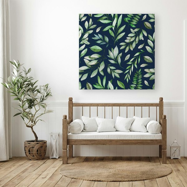 Warren Reed Watercolor Leaves Canvas