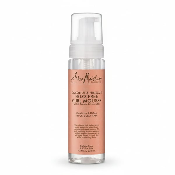 Shea Moisture Coconut & Hibiscus Frizz Free Curl Mousse 7.5oz
