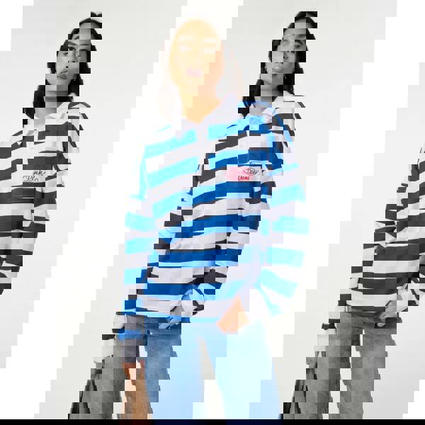 Pink Vanilla Stripe Rugby Top