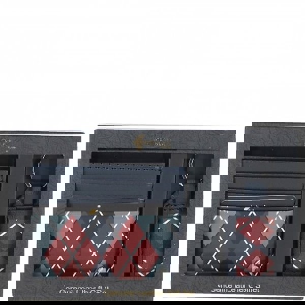 Gabicci Real Leather Card Holder & Key Ring Gift Set : GB-302-GS