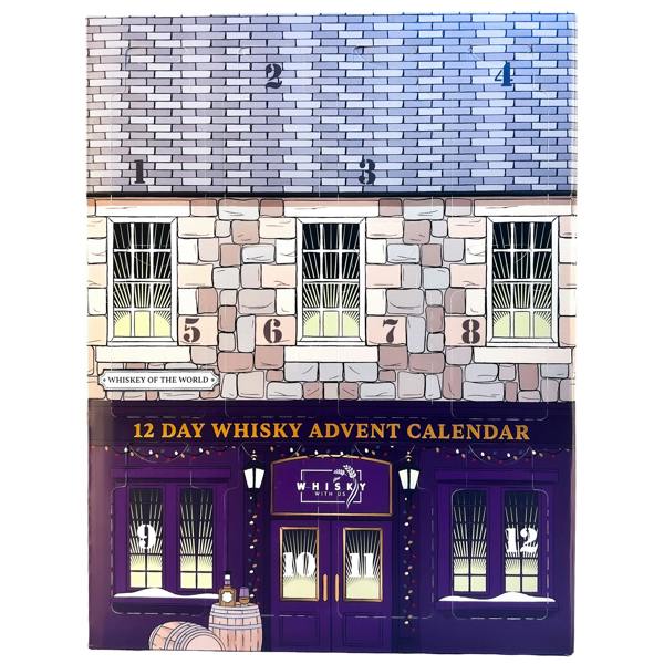 Whisky With Us 12 Day Scotch Whisky Advent Calendar.  12 Premium Scotch Whiskies with Online Tasting Videos