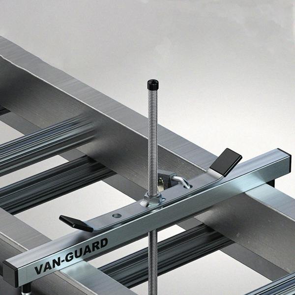 Van Guard Lockable Ladder Clamps Roof Rack Secure Heavy Duty Pair