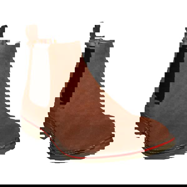 Roamers Mens Casual Gusset Boots - Sand - 