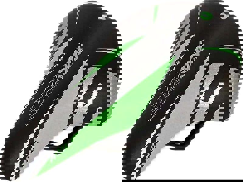 Awe Junior Polyurethane MTB Bike/Bicycle Saddle Green/Black/Silver