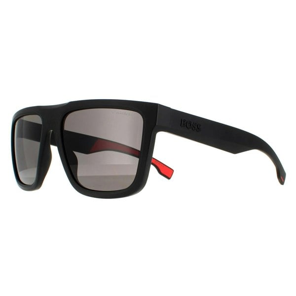 Hugo Boss Sunglasses BOSS 1451/S 003 M9 Matte Black Grey Polarized