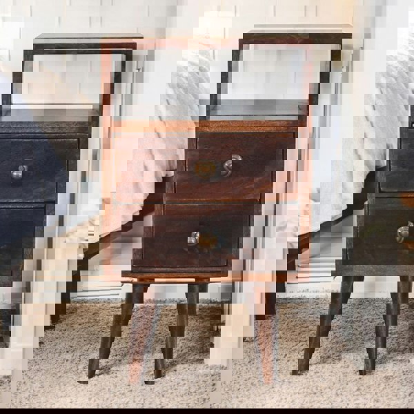 Artisan Furniture Solid Wood Mini Classic California Walnut Bedside