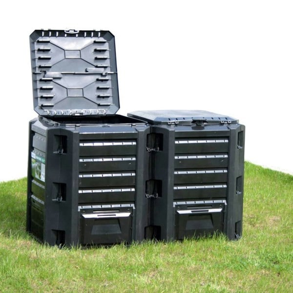 Berkfield Garden Composter Black 1200 L