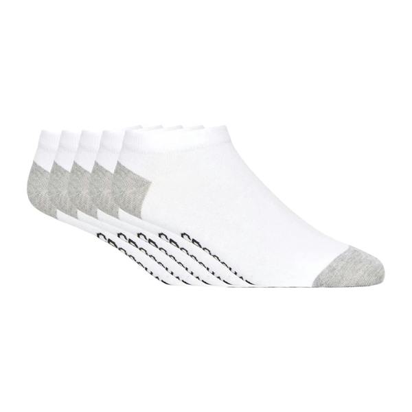 Crosshatch Mens Vitalwhite Trainer Socks (Pack of 5) - White - 