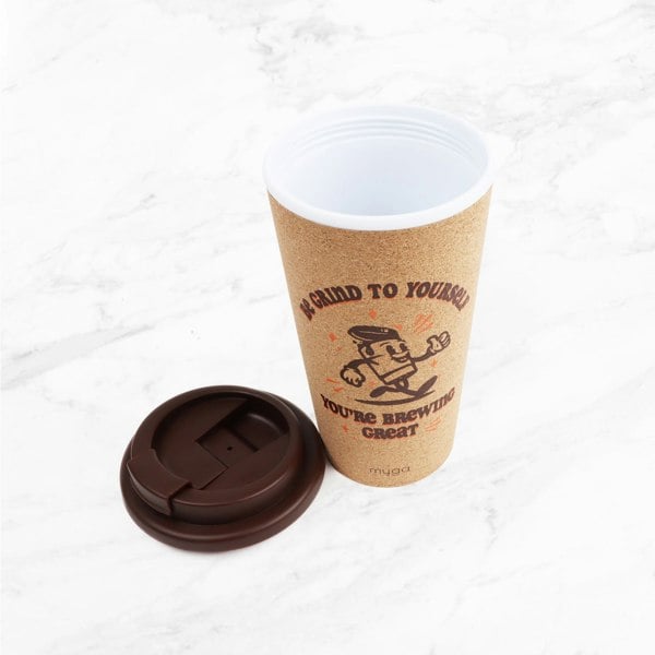 Myga Double-Walled Cork Travel Cup