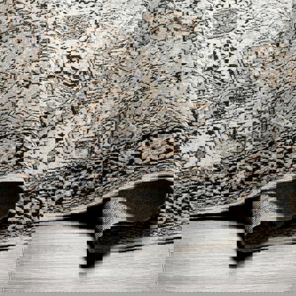 Livabliss Lavadora-Washable Black Beige Grey Traditional Vintage Boho Rug