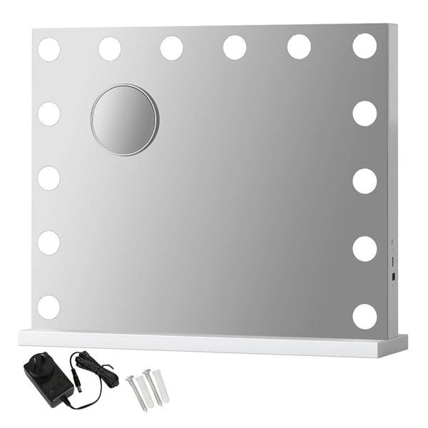 Emitto LED Hollywood Makeup Mirror Vanity Light Mirror 14 Dimmable LED Bulbs