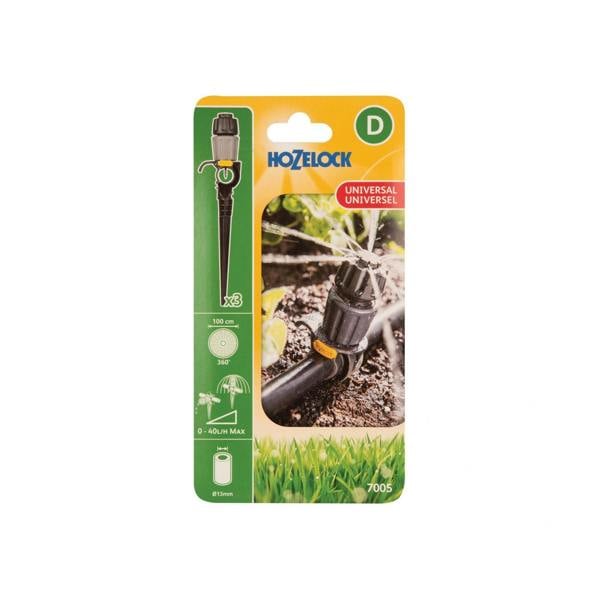 Hozelock 7005 Universal Dripper (pack 3) - Multi Colour - 