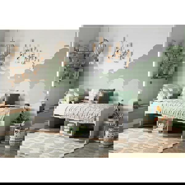 Kudlhome Flash Single Cabin Bed, White