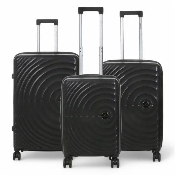 Snowball Expandable Hard Shell 8 Wheels Luggage Travel Cabin Suitcase Set