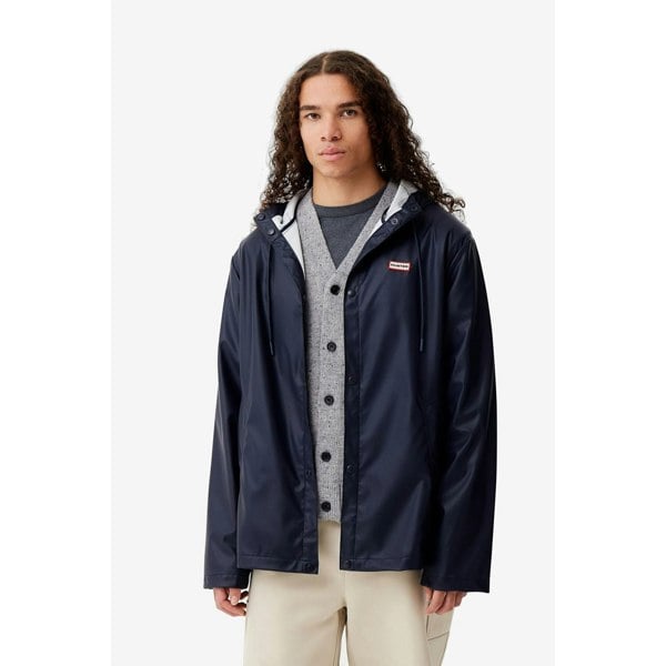 Hunter Izzy Hooded Unisex Blue Jacket