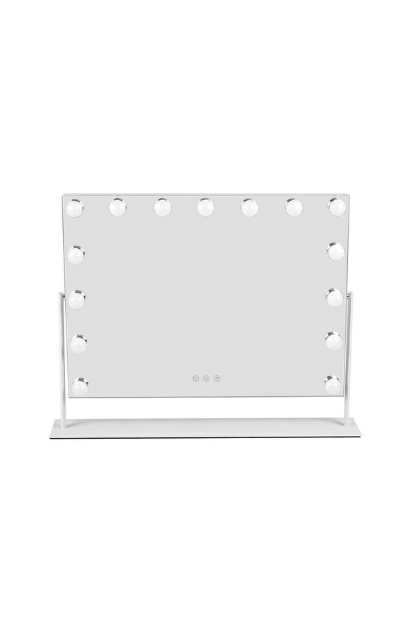 Living and Home 15 LED Lights Bulbs Hollywood Vanity Mirror Dressing Tabletop Make up Mirror