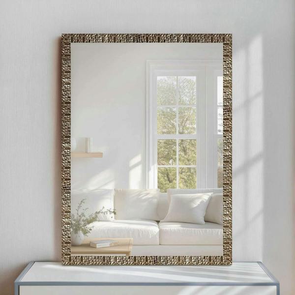 Nielsen Florentina Wall Mirror With Mosaic Design Frame - Bronze
