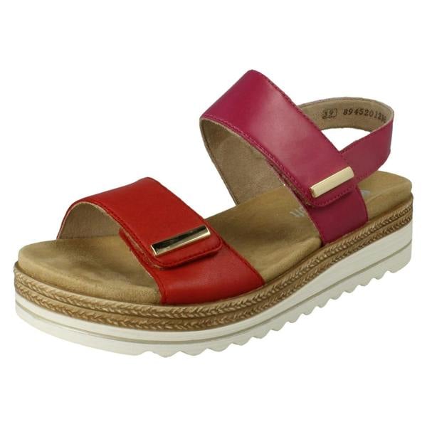 Remonte Ladies Remonte Adjustable Casual Sandals D0Q59