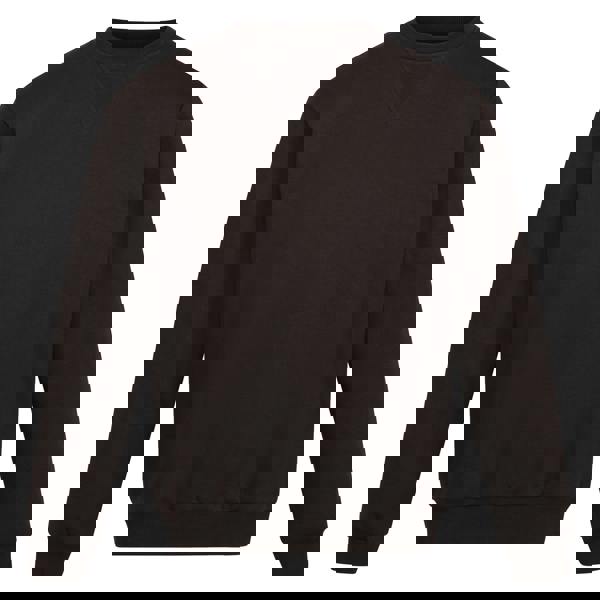 Regatta Professional Mens Crew Neck Sweatshirt - Black - 