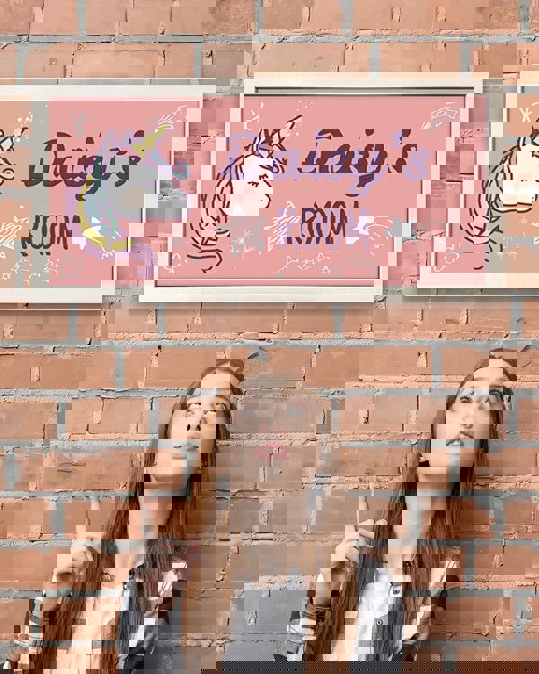 Personalised Unicorn Wall Art for Girls – Framed & Fantastical