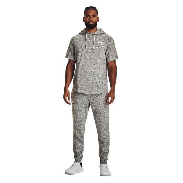 Under Armour Mens Rival Terry Slim Hoodie And Joggers Set - White - 
