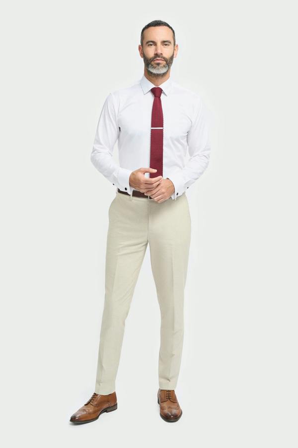 House of Cavani Hampton - Men's Beige 3 Piece Suit
