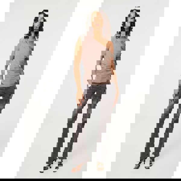 Pink Vanilla Twist Shoulder Top