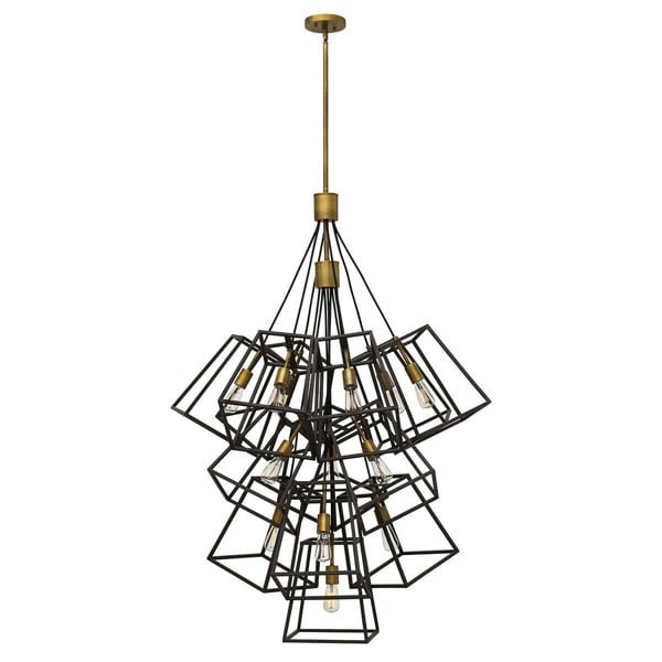 13 Bulb Chandelier Hanging Pendant LIght Bronze LED E27 60W Bulb Loops