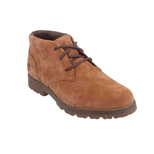 Timberland Mens Britton Leather Mid Cut Ankle Boots - Brown