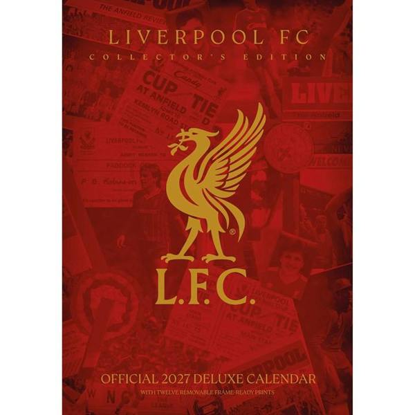 Liverpool FC Collector's Edition A3 Calendar 2027, Wall Calendars, Month To View, Sports, Gift