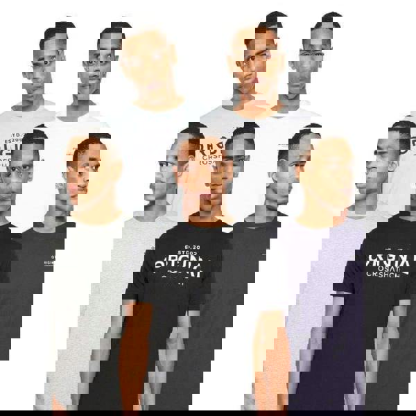 Crosshatch Mens Wester Printed T-Shirt (Pack of 5) - Multicoloured