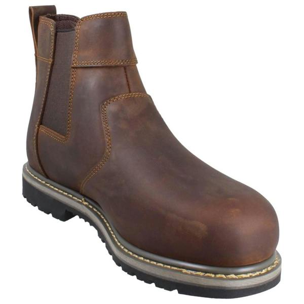 Caterpillar Mens Caterpillar Steel Toe Cap Wide Leather Boots - Power Plant Dealer P725038