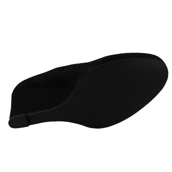 Spot On Ladies Spot On Elegant Wedge Heeled Court Shoes F90114