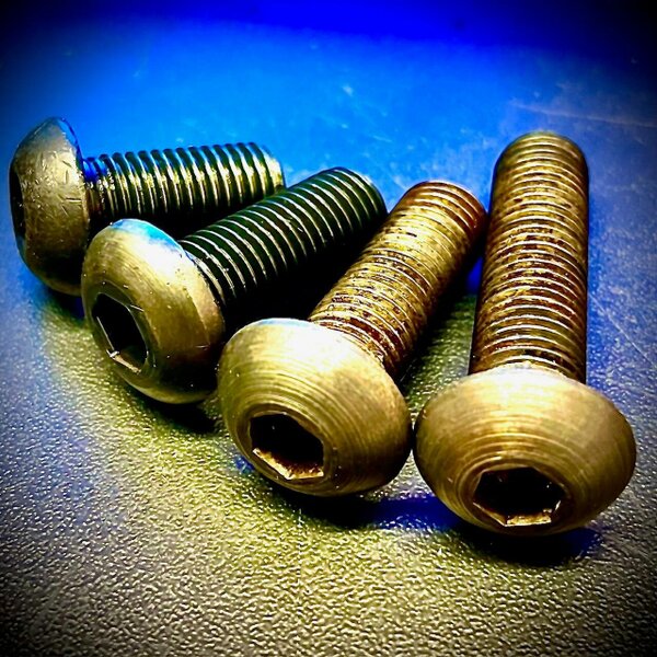 Fixaball 1/2" BSF Socket Screw Button High Tensile 10.9 Self-Colour