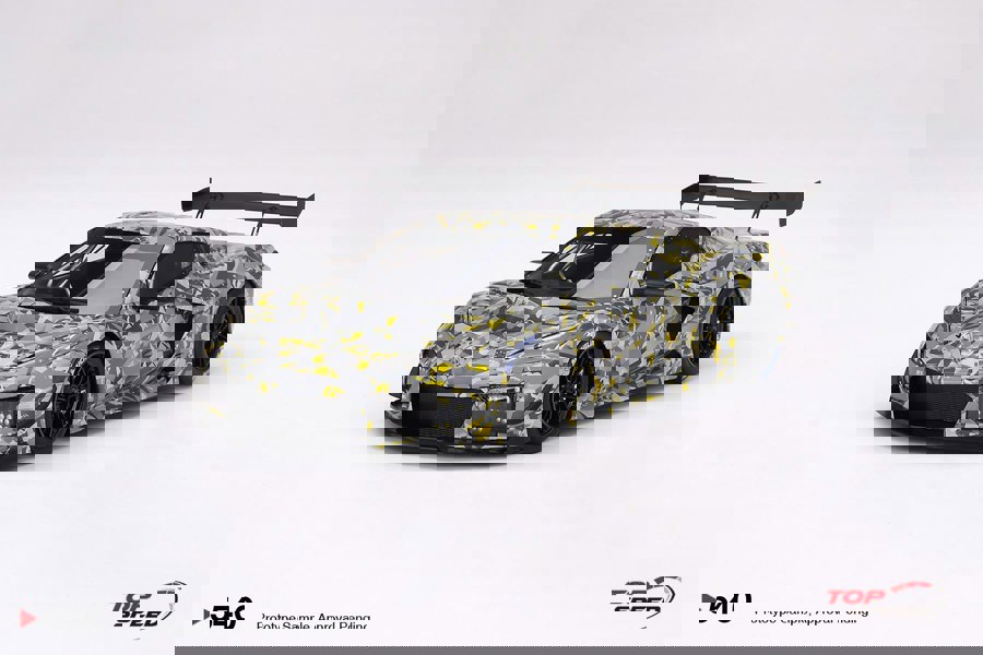 TSM Corvette Z06 GT3.R 2022 Sebring Test Car 1:18 Scale TSM TS0540