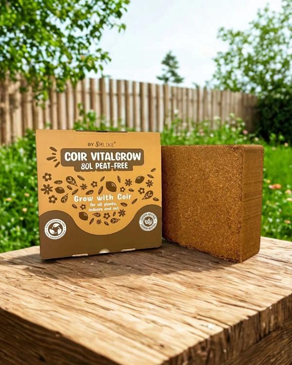 Coir Vital Grow(R) Mega Value Pack | 5 bricks of 5kg Coir  Vital Grow
