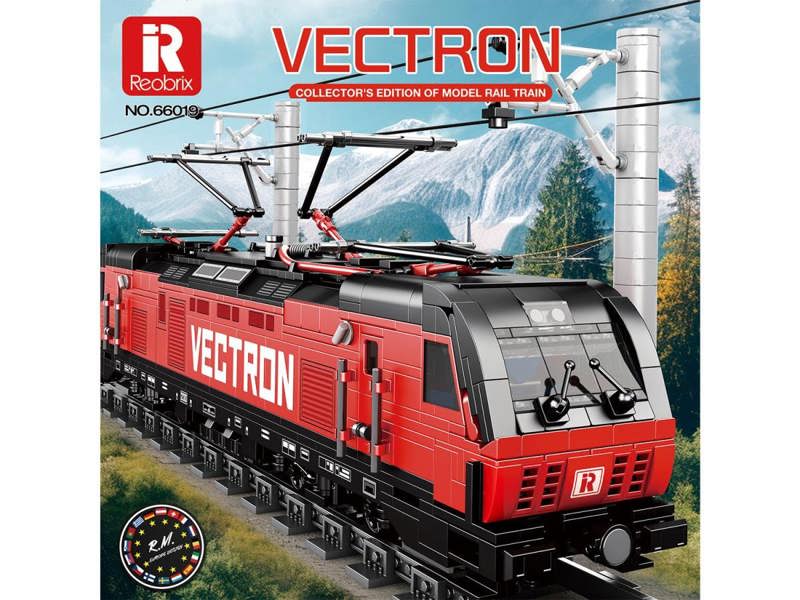 Reobrix European Electric Locomotive 1889pc Construction Set