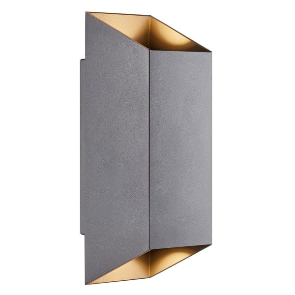 Nordlux Nico Square 22  | Wall light | Anthracite