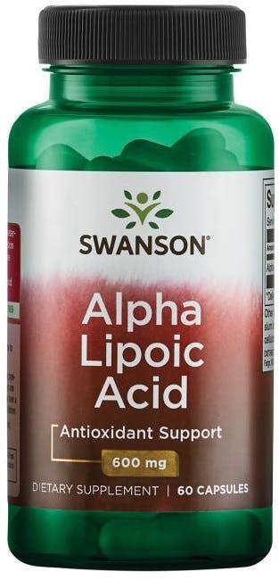 Swanson Alpha Lipoic Acid, 600mg - 60 caps