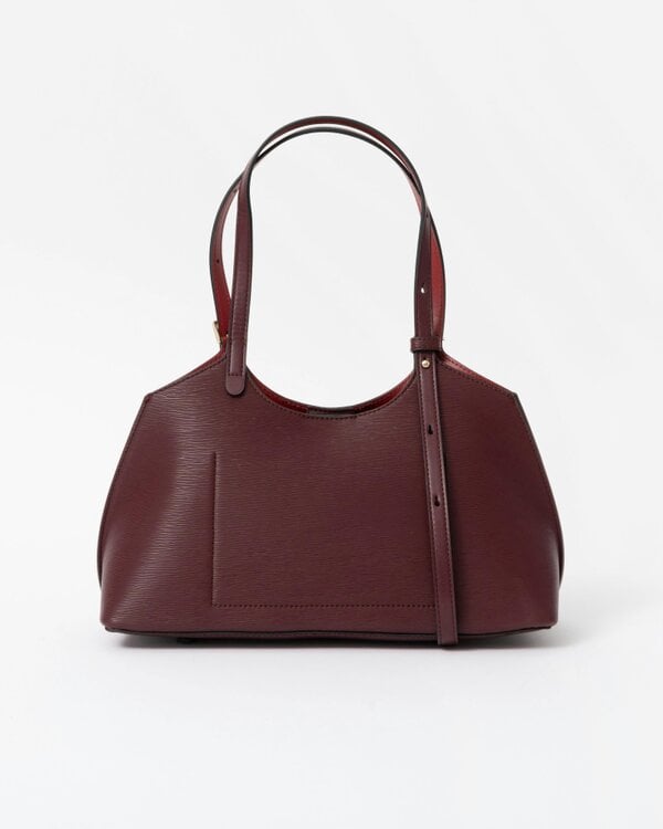 Tommy Hilfiger TH Modern Womens Mini Tote - Oxblood