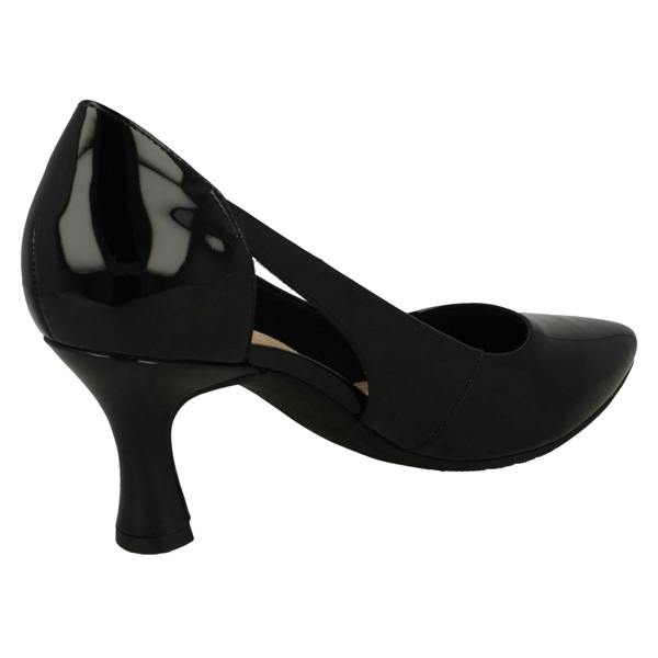 Clarks Ladies Clarks Cut Out Buckle Detailed Court Shoes Kataleyna Rae